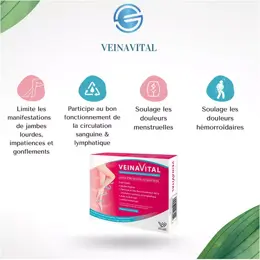 Laboratoire E-Sciences Veinavital 30 gélules