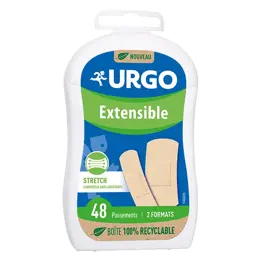 Urgo Premiers Soins Extensible Compresse Anti-Adhérente 48 pansements