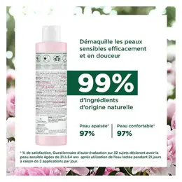 Klorane Pivoine Eau Lactée Démaquillante 200ml