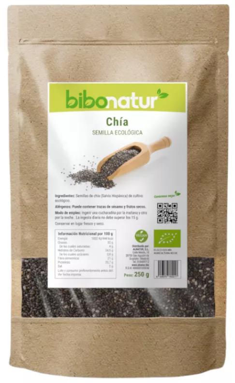 Semente de Chia Ecológica Bibonatur 250 gr