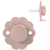 Suavinex Wonder Pale Mauve Pacifier Physiological Silicone Teat SX Pro Flat and Flexible 6-18m