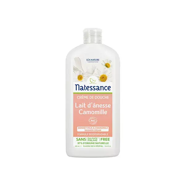 Natessance Donkey Milk & Chamomile Shower Cream 500ml 