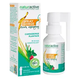 Naturactive Spray Gorge Canneberge Plantain 20ml