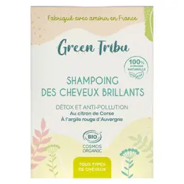 Green Tribu Shampoing des Cheveux Brillants Bio 85g