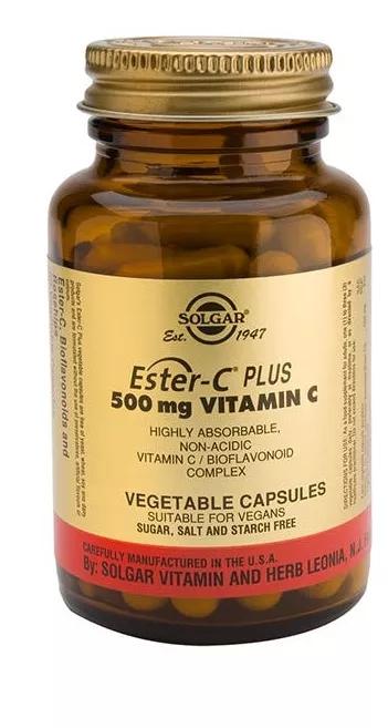 Solgar Ester-C Plus 500 mg 100 comprimidos