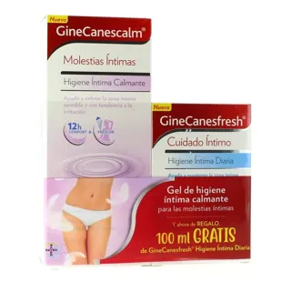 GineCanesgel Bayer Calme 200 ml + CADEAU Gel Hygiène Intime Quotidien 100 ml