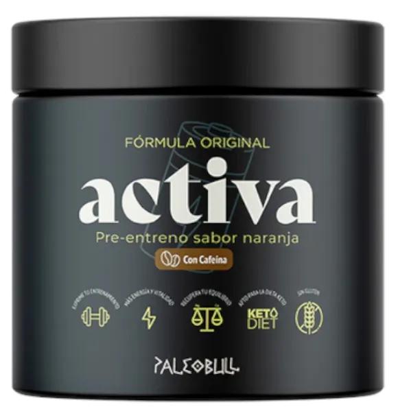 Paleobull Activa Pre-Workout With Caffeine Orange 225 gr