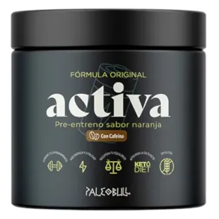 Paleobull Activa Pre-Workout With Caffeine Orange 225 gr