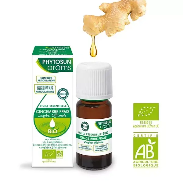 PhytoSun Arom Essential Oil Fresh Ginger Organic 5ml