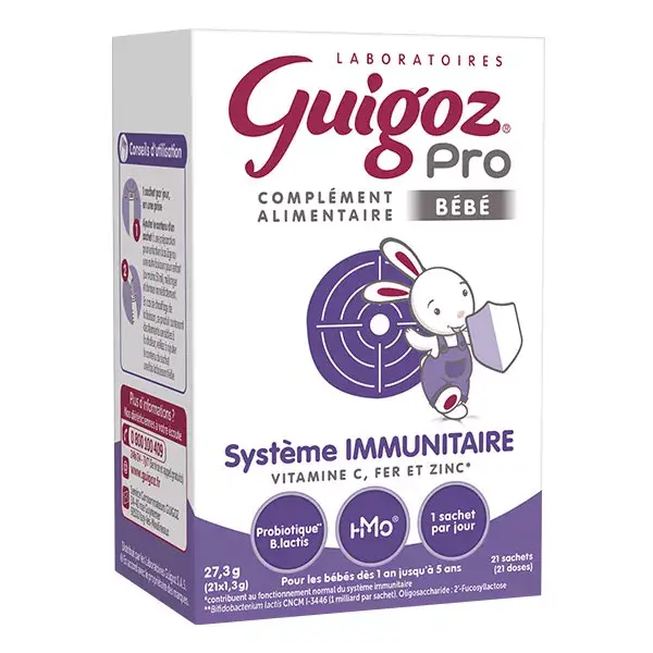 Guigoz Pro Système immunitaire compléments alimentaires - 21 sachets