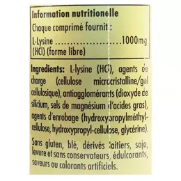 Solgar L-Lysine 1000mg 50 comprimés