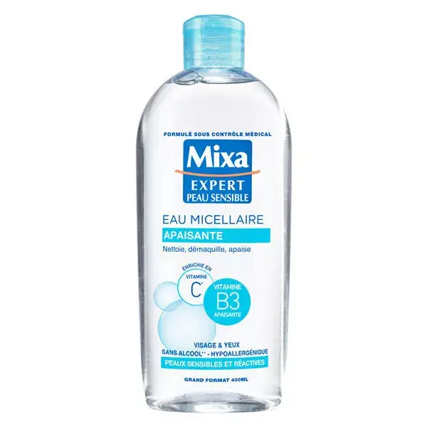 Mixa Micellar Water Face and Eyes Very Sensitive and Reactive Skin 400ml