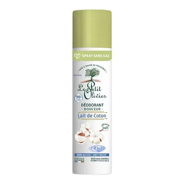 Le Petit Olivier Gentle Deodorant - Cotton Milk - 75 ml