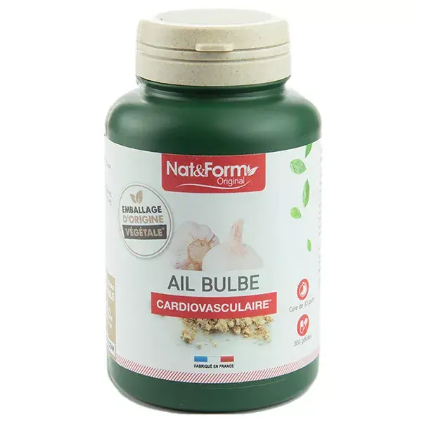 NAT & Form garlic bulb 200 capsules
