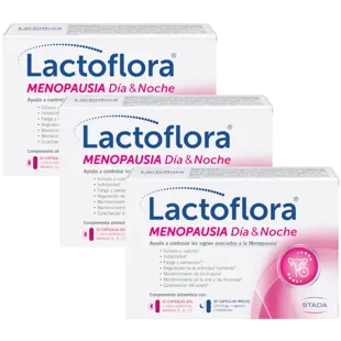 Lactoflora Menopausa Dia e Noite 3x60 Cápsulas