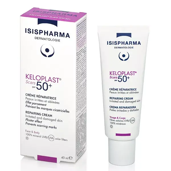 Isispharma Keloplast Scars Protective Repairing Cream SPF50+ 40ml