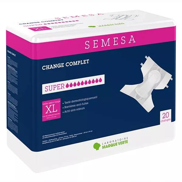 Marque Verte Semesa Changes Adultes Nuit Super XL T4 20 Unités