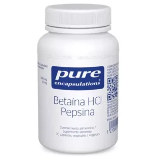 Pure Encapsulations Betaine HCl Pepsin 90 Vegetable Capsules