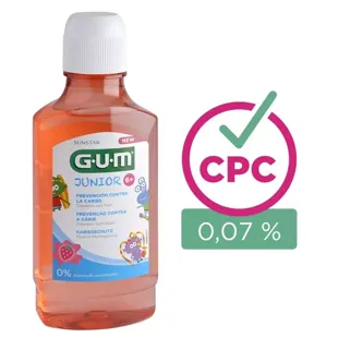 Junior Gum Bain de Bouche Fraise +6 Ans 300 ml