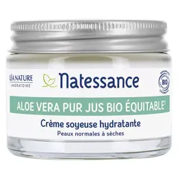 Natessance Aloe Vera Crème Soyeuse Hydratante Bio 50ml