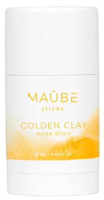 Maube Golden Clay Stick Máscara de argila 25 ml