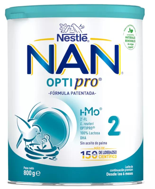 Nestle Nan Optipro 2 Leche Continuación 800 gr