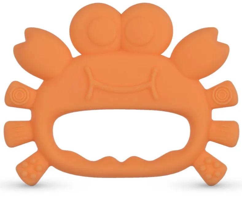 Baboo Anneau de Dentition Crabe en Silicone Souple +4m