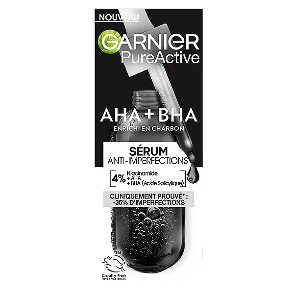 Garnier SkinActive PureActive AHA + BHA Anti-Blemish Serum 30ml