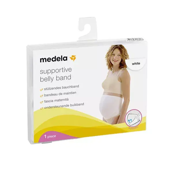 Medela Bandeau de Maintien Grossesse Blanc Taille S