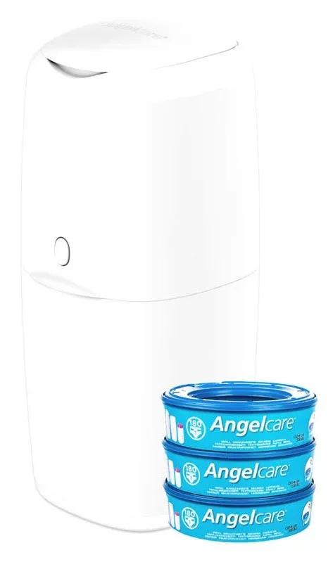 Angelcare recipiente de fraldas 3 trocas