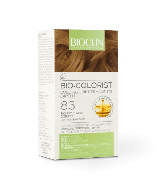 Bioclin Bio-Colorist 8.3 Biondo Chiaro Dorato Tintura Naturale Capelli