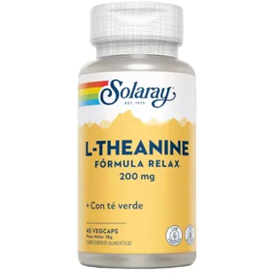 Solaray L-Theanine 200 mg 45 Vegetable Capsules