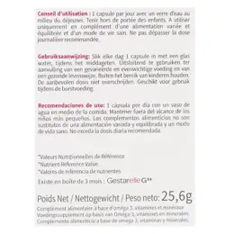 Gestarelle G+ Pré-Conception Grossesse Allaitement 30 capsules