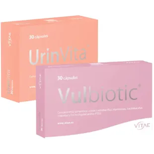 Vitae Vulbiotic Oral Symbiotic 30 Capsules + UrinVita Cranberry and Pomegranate Extracts 30 Capsules