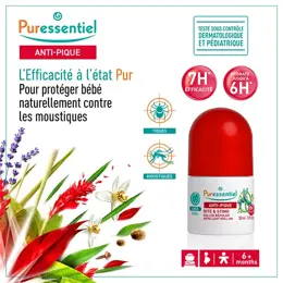 Puressentiel Anti-Pique Bébé Roller Répulsif Moustiques 30ml