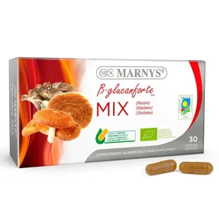 Mix Shitake, Reishi, Mate Marnys 400mg 30 Vegetable Capsules