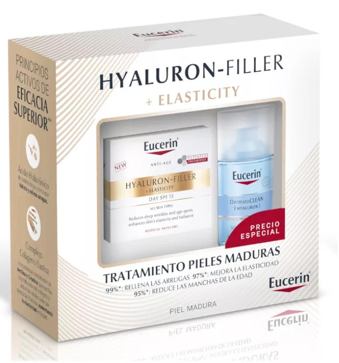 Eucerin Hyaluron-Filler Elasticity Día 50 ml + Agua Micelar 100 ml