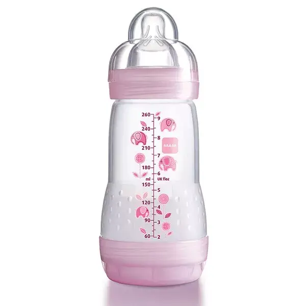 MAM Easy Start Anti-Colic Baby Bottle Flow 2 +0m Seahorses 260ml