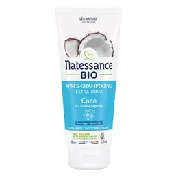 Natessance Après-Shampoing Extra-Doux Coco Bio et Kératine Végétale 200ml