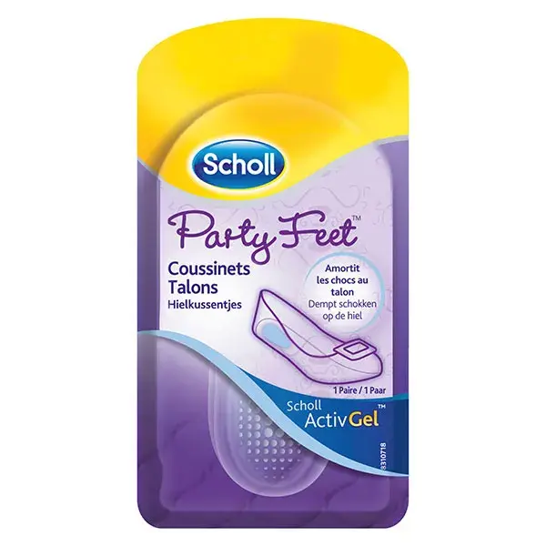 Scholl Party Feet Coussinets Talons 1 paire