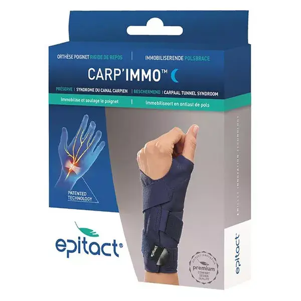 Epitact Carp' Immo Rigid Restorative Orthesis Right Carpal Canal Size L