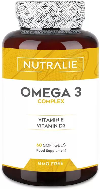 Nutalie Omega 3 Complex 2000mg con vitamina E + B3 EPA DHA 60 capsule