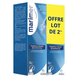 Marimer Spray Nasal Eau de Mer Isotonique Lot de 2 x 100ml