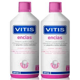 Vitis Alkoholfreies Zahnfleisch-Mundwasser 2x1 Liter