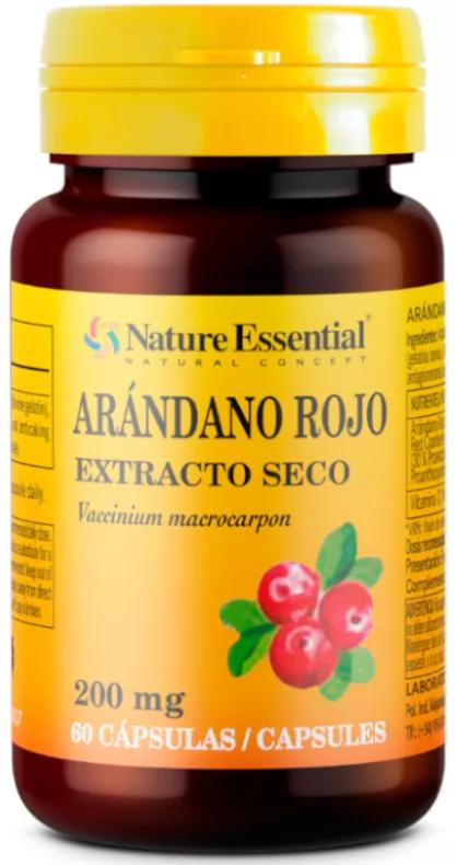 Nature Essential Extrait Sec de Canneberge 200 mg 60 Gélules