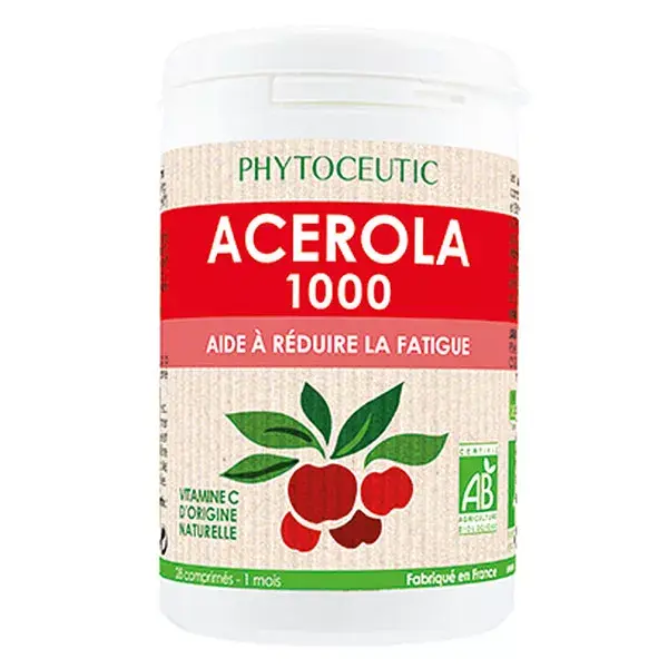 Phytoceutic Organic Acerola 1000mg 28 Tablets