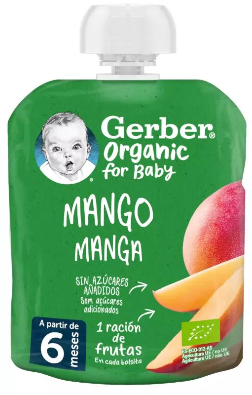 Gerber Pouch Organic Mango +6m 90 gr