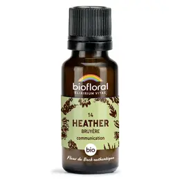 Biofloral 14 Heather Bruyere Granules Bio Fleur De Bach Granules 19,5 Gr