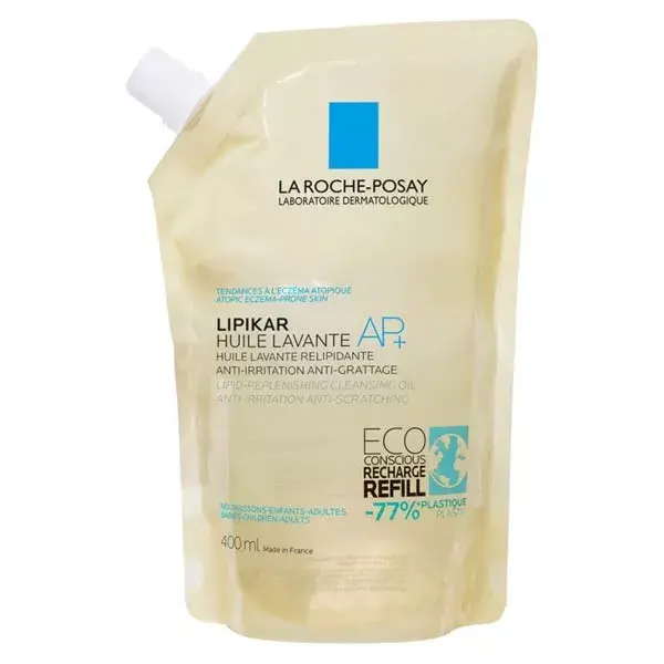 La Roche Posay Lipikar AP+ Olio Detergente Pelli a Tendenza Eczema Atopica Eco Ricarica 400ml
