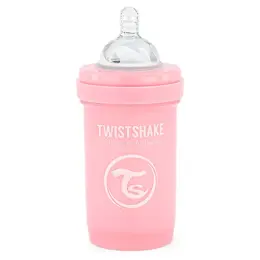 Twistshake Biberon Anti-Colique Rose Pastel +0m 180ml